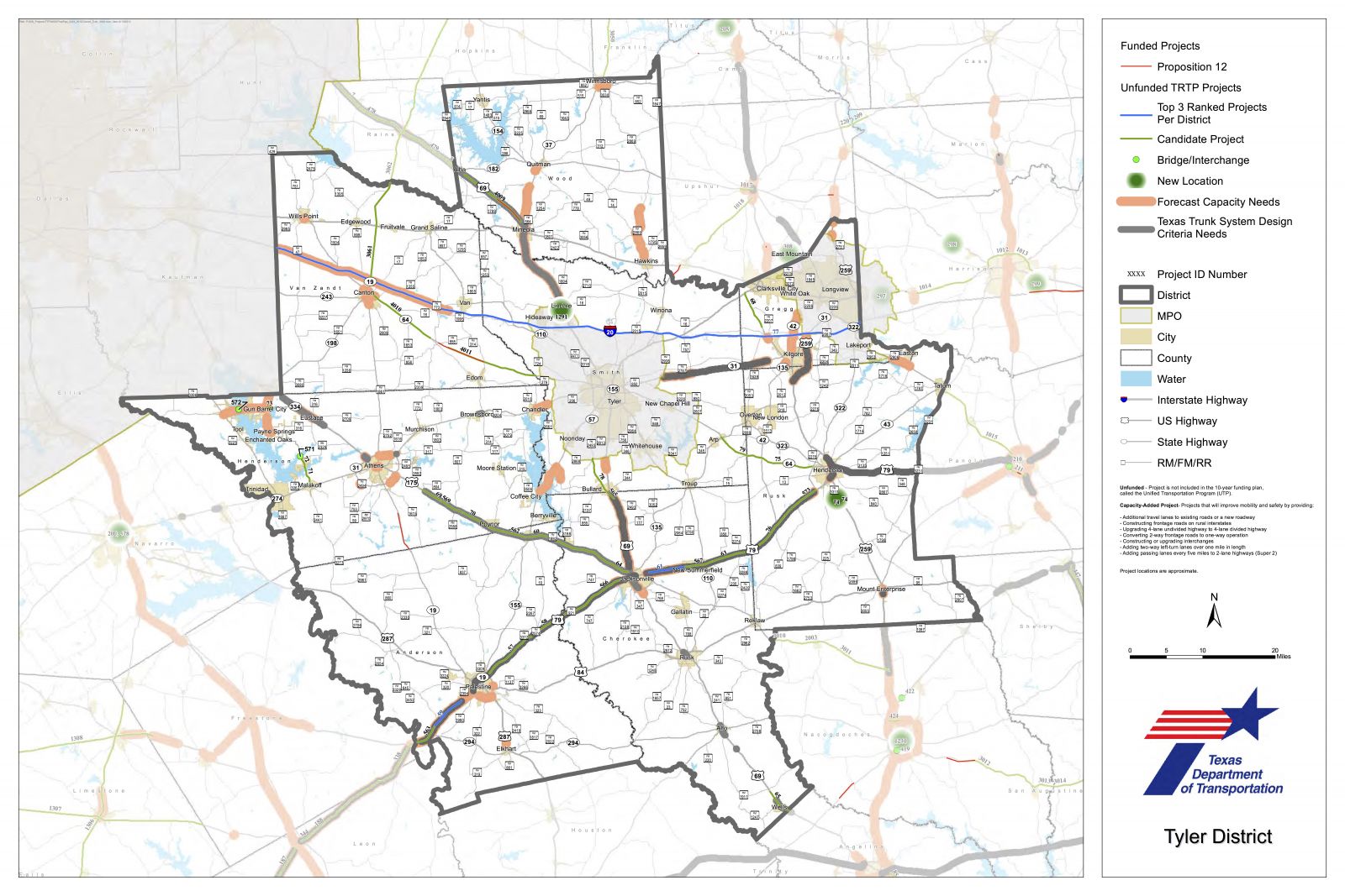 TxDOT Tyler Area Projects