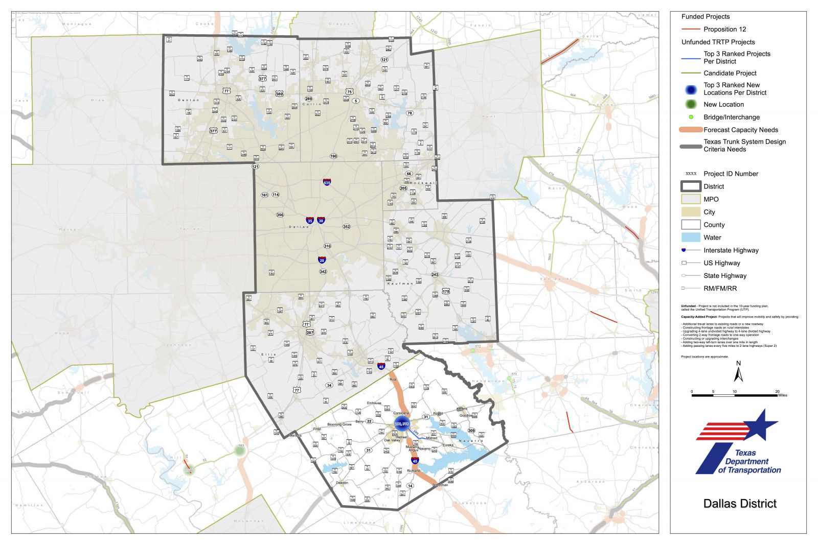 TxDOT Dallas Area Projects